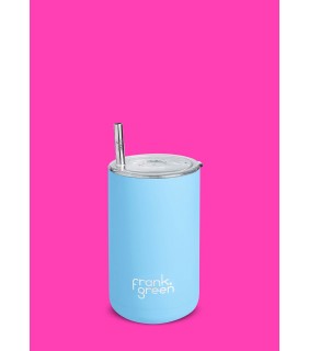 Iced Coffee Cup with Straw - Sky Blue
