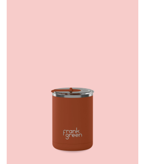 green Stainless Steel Ceramic Cup with Hinged Lid Toffee Limited E
