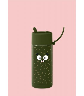 Franksters Ceramic Reusable Bottle - Khaki - Scout