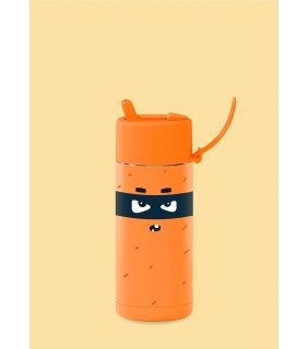 Franksters Ceramic Reusable Bottle - Neon Orange - Robin