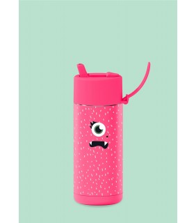 Franksters Ceramic Reusable Bottle - Neon Pink - Piper