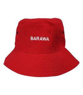 Hat Bucket Reversible Barawa Red