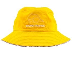 Hat Bucket Rev Maroon/Yellow Doomba Dolphins