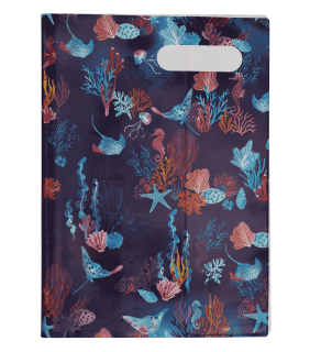 Spencil A4 Book Cover - Coral Garden 1