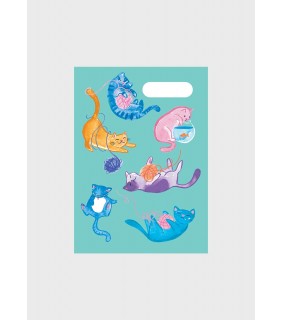 Spencil A4 Book Cover - Crazy Cats 2