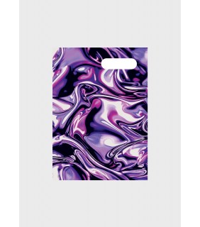 Spencil A4 Book Cover - Metallic Waves 2