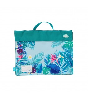 Spencil LIBRARY BAG - BEACH BLOOMS