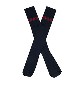 Long Navy Socks