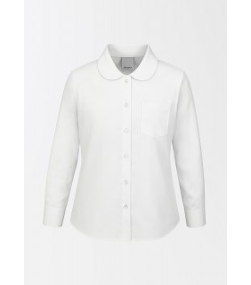 Blouse Peter Pan L/S White