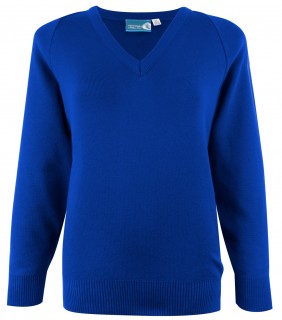 Pullover Cotton/Acrylic Royal Blue