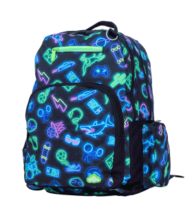 Spencil Big Kids Backpack - Neon Life