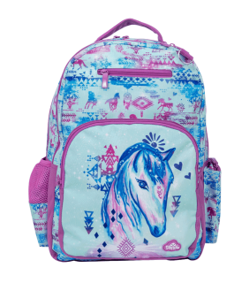 Spencil Big Kids Backpack - Aztec Horse