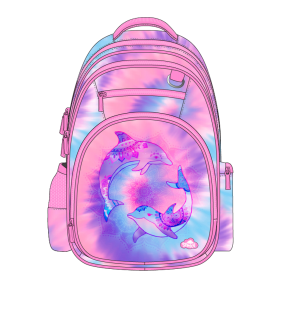 Spencil Big Kids Backpack - Tie Dye Splash