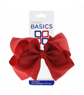 Pritti Basics Bow Shilo XL Clip Red