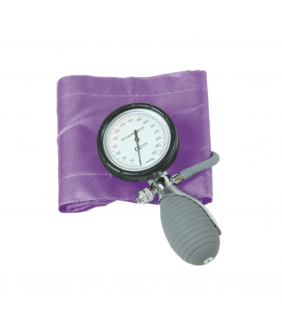 Liberty Basic Aneroid Sphygmomanometer - Violet, Latex Free, One Han