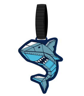 Spencil Bag Tag - Robo Shark