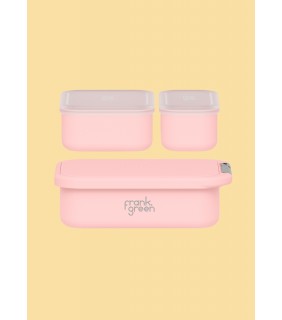 Lunch Container with Silicone Lid - Blushed