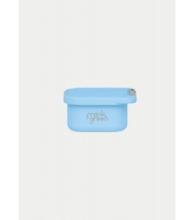 Snack Container with Silicone Lid - Sky Blue