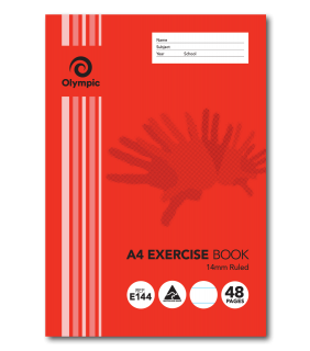 Olympic Exercise Book A4 14mm 48 pg