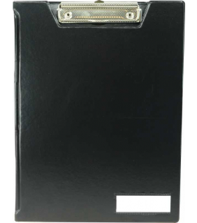 OSMER A4 CLIP FOLDER - 32 X 24.2CM - BLACK