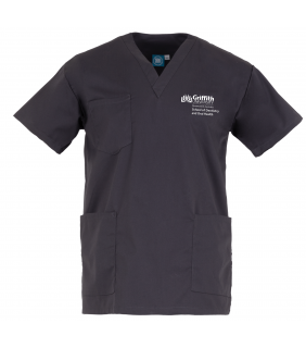 GU Dentistry Scrub Top Charcoal 
