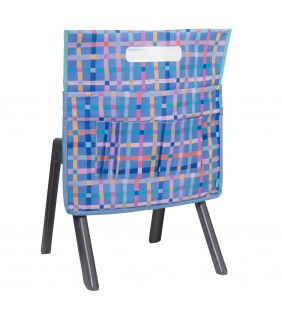 Spencil Chair Organiser - Pastel Plaid