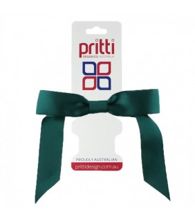 Pritti Pony-Bow Dark Bottle Green