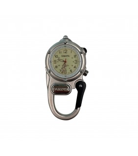 Dakota (DK01) Analog Clip Watch - Silver