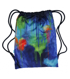 Spencil Big Drawstring Bag - Colour Drip