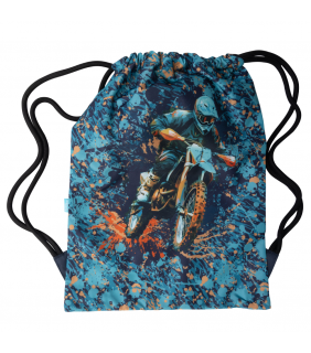 Spencil Big Drawstring Bag - Moto Camo Trax