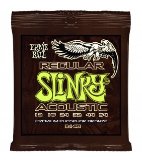 Ernie Ball Guitar Strings Acoustic 12/54 Regular Slinky Phosphor Bronze