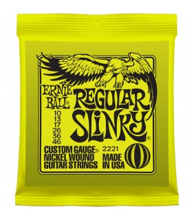 Ernie Ball Guitar Strings Electric 10/46 Nickel Regular Slinky