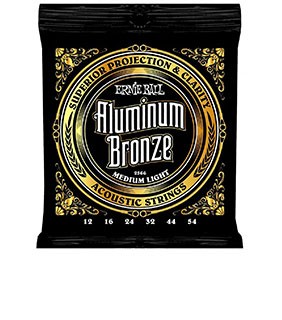 Ernie Ball Acoustic Aluminium Bronze Medium Light 12/54