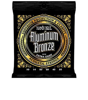 Ernie Ball Acoustic Aluminium Bronze Extra Light 10/50