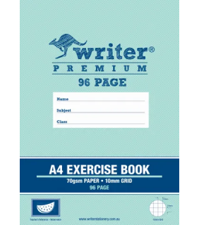 Writer Premium A4 96pg 10mm Grid book