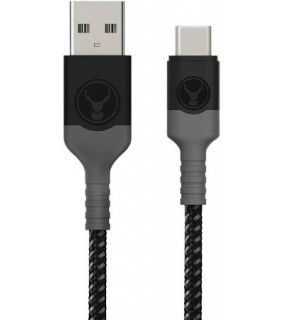 Bonelk USB to USB-C Cable, Long-Life Series 1.2 m (Black/Grey)