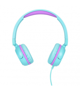 BONELK Comfort Kids Wired Headphones (Teal/Purple)