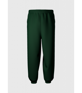 Essentials Fleece Pants Cuff Hem-Pine Green