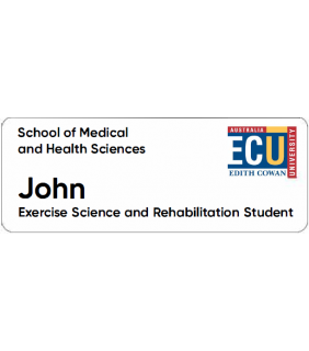 ECU Name Badge - Exercise Science and Rehabilitation Student