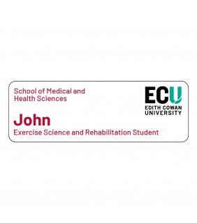 ECU Name Badge - Exercise Science and Rehabilitation Student