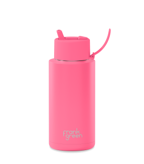 frank green Reusable Bottle 1L/ 34oz - Bubblegum Blast