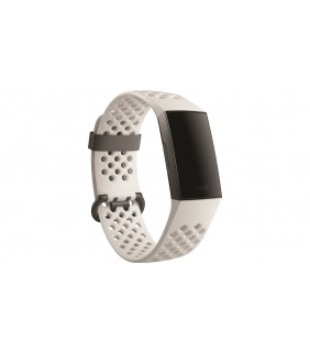 Fitbit Charge 3 Special Edition Fitness Tracker - Frost White Sport/Graphite Aluminium