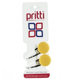 Pritti Button Clips 2 Pack - Marigold