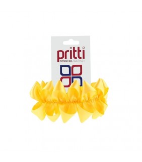 Pritti Curly Scrunchie Bright Gold