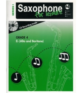 AMEB Saxophone For Leisure Grade 4 E Flat Bk/CD Series 1