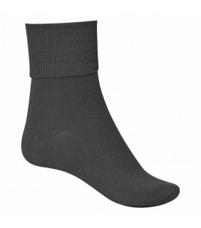 Sock Ankle Turnover Grey 