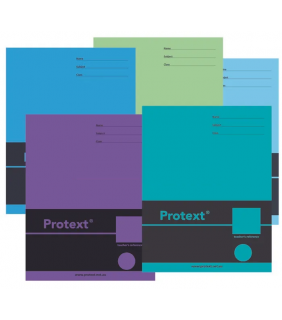 Protext Exercise Book Poly Cover A4 48pg QLD Ruled Yr1 with Margin