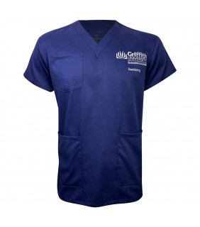 GU Dentistry Scrub Top Navy 