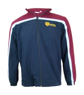 Jacket Microfibre Navy/Maroon with Cotton Lining