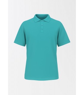 Short Sleeve Polo - Tiffany